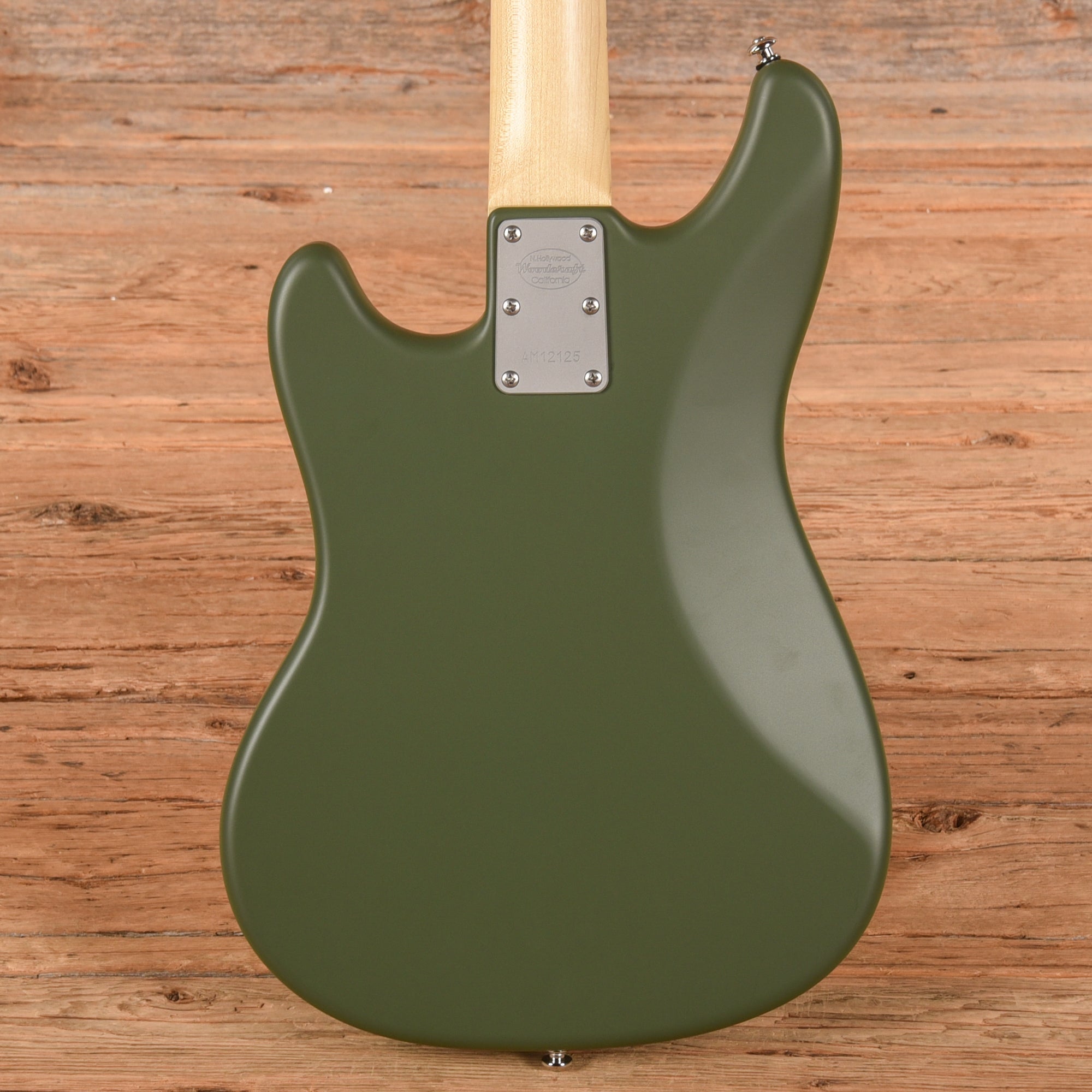 Woodcraft AmpMaster Bass Matte Olive Green Bass Guitars