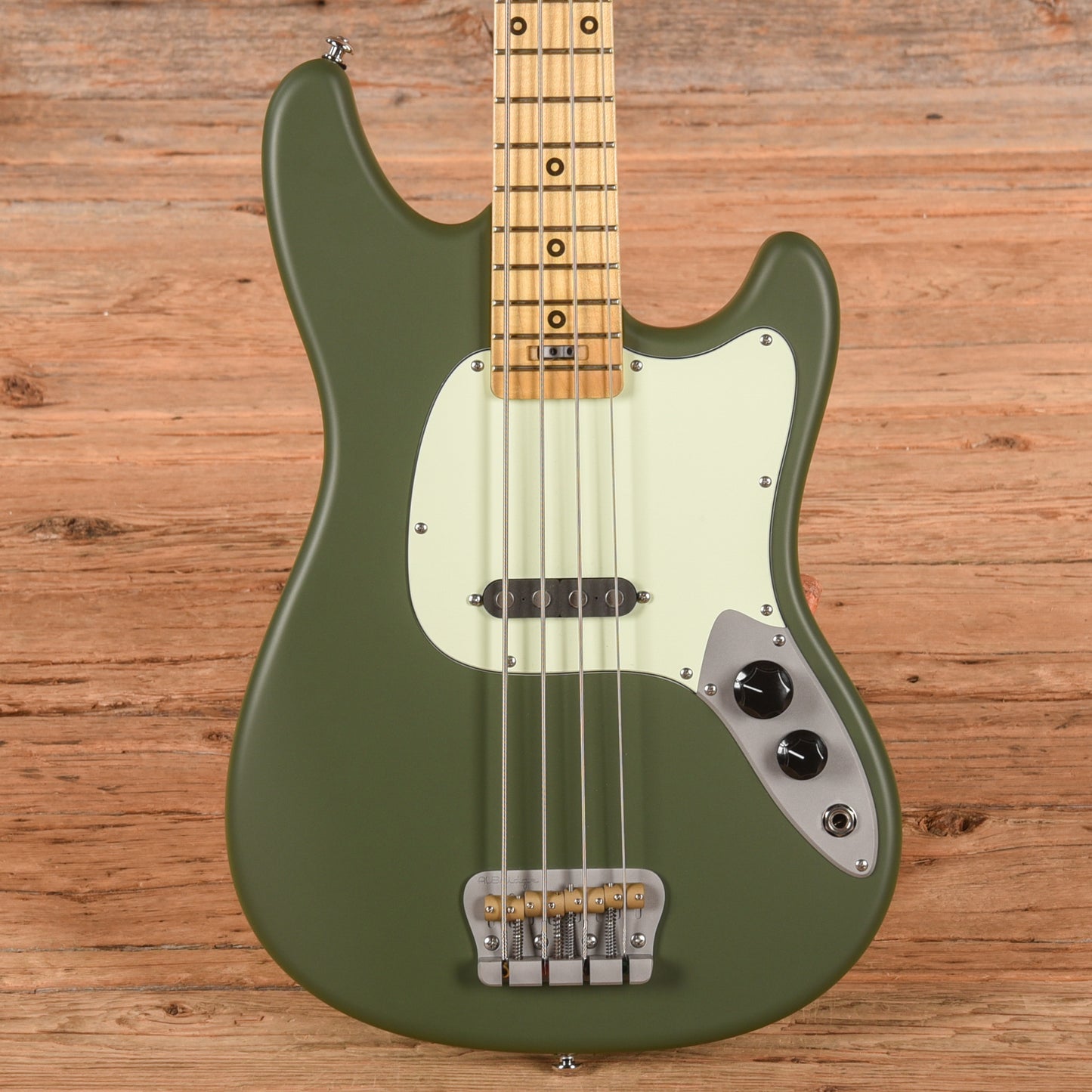 Woodcraft AmpMaster Bass Matte Olive Green Bass Guitars