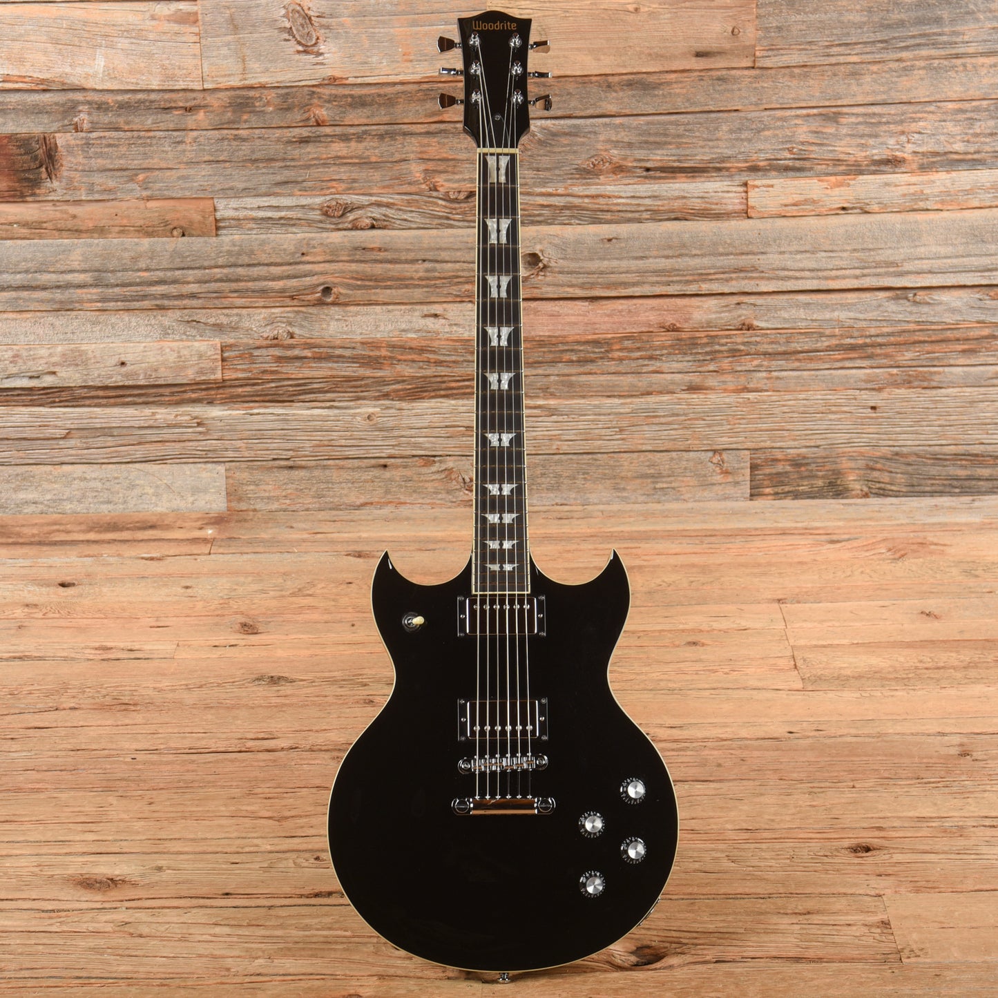 Woodrite Warlord Black 2023 Electric Guitars / Solid Body