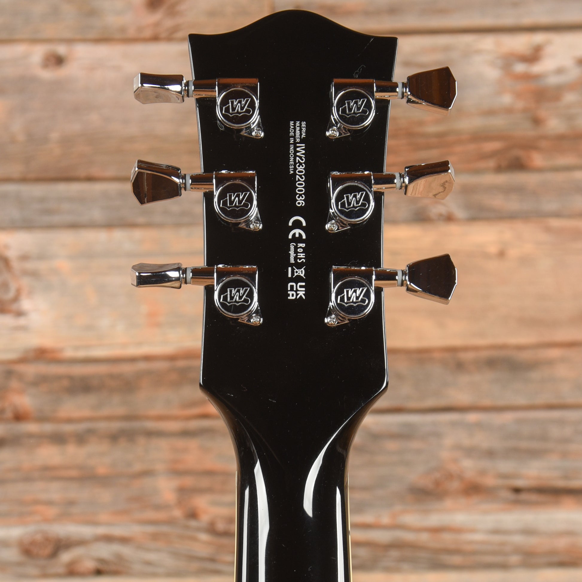 Woodrite Warlord Black 2023 Electric Guitars / Solid Body