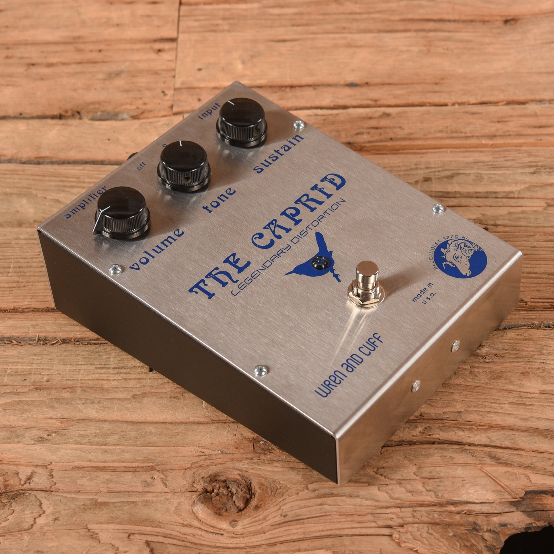 Wren and Cuff Blue-Violet Caprid OG Effect Pedals