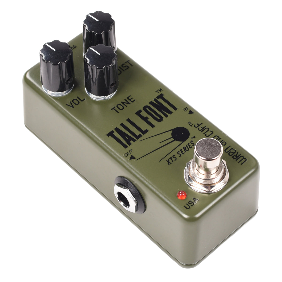 Wren and Cuff XTS Series Tall Font Russian Fuzz Pedal Effect Pedals