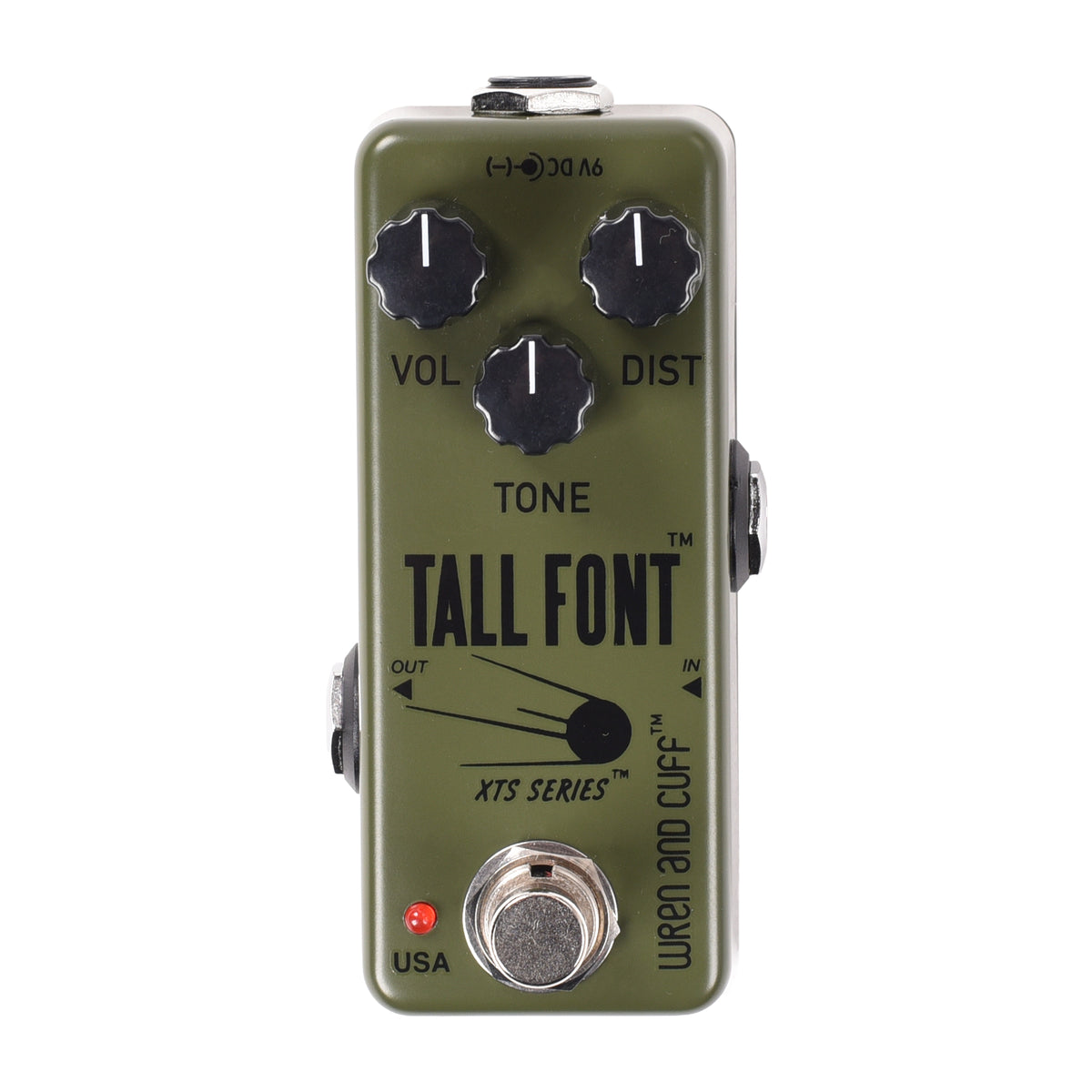 Wren and Cuff XTS Series Tall Font Russian Fuzz Pedal Effect Pedals