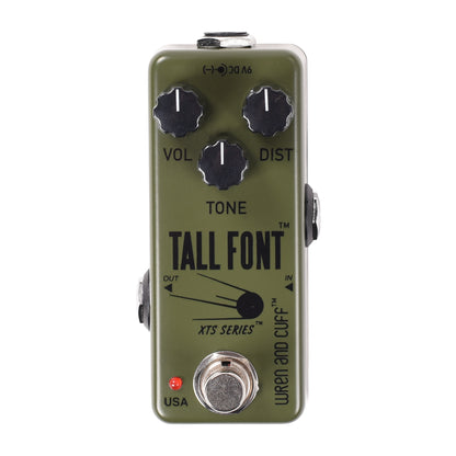 Wren and Cuff XTS Series Tall Font Russian Fuzz Pedal Effect Pedals