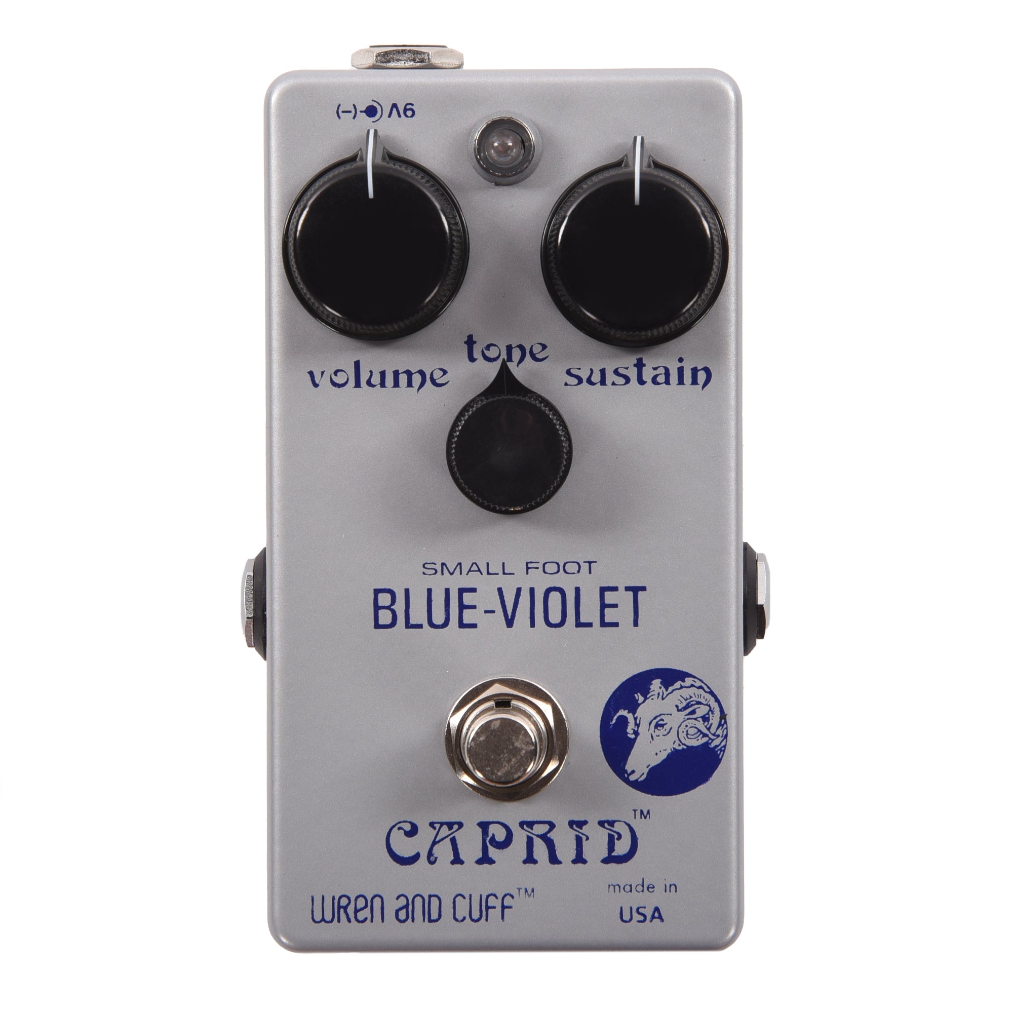 ✦ Wren and Cuff CAPRID Small Foot Fuzz ✦ Wren and Cuff Blue-Violet Caprid Small Foot Fuzz Pedal – Chicago