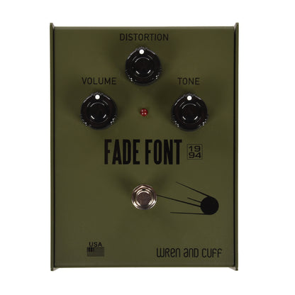 Wren and Cuff Fade Font '94 Fuzz Pedal Effects and Pedals / Fuzz