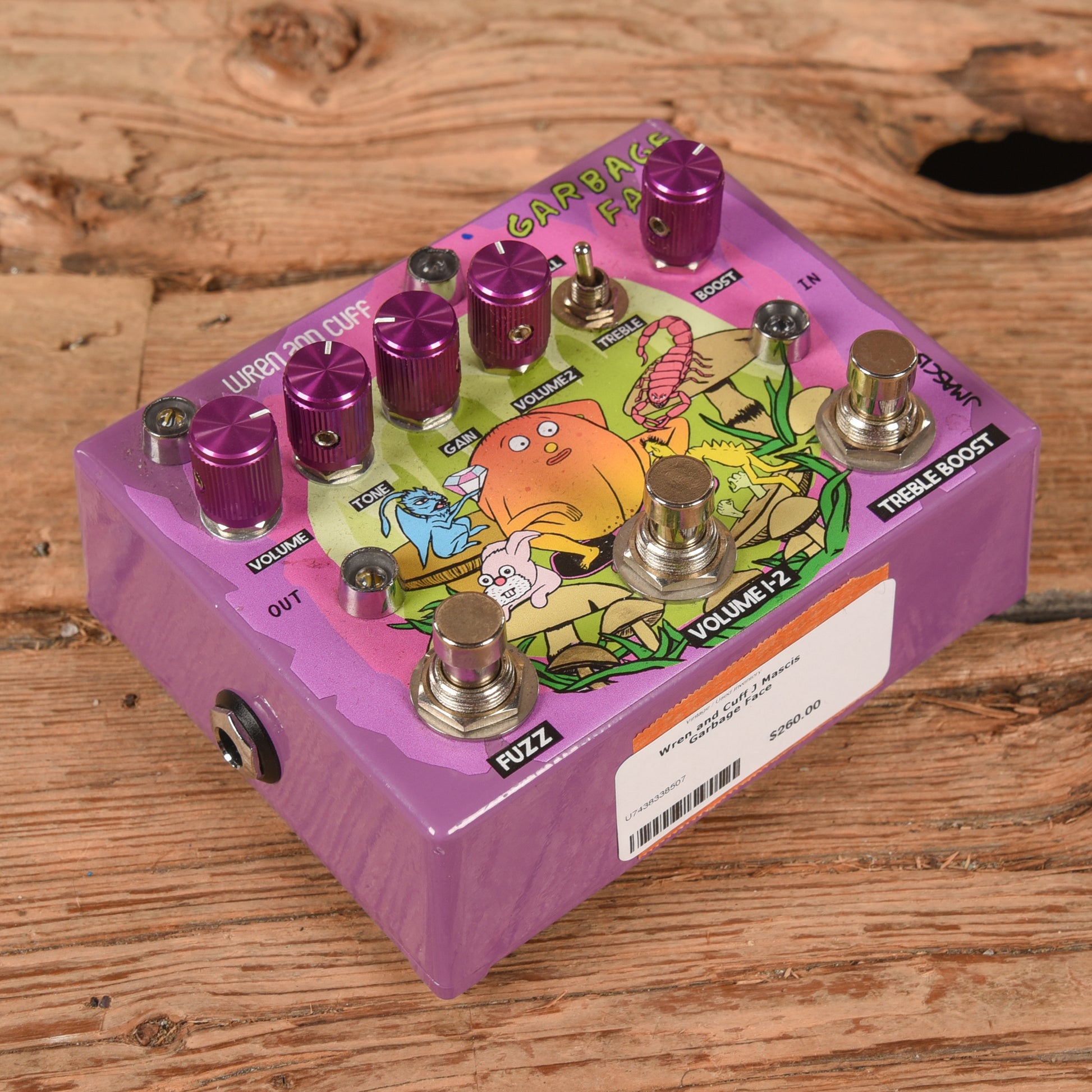 Wren and Cuff J Mascis Garbage Face Effects and Pedals / Fuzz