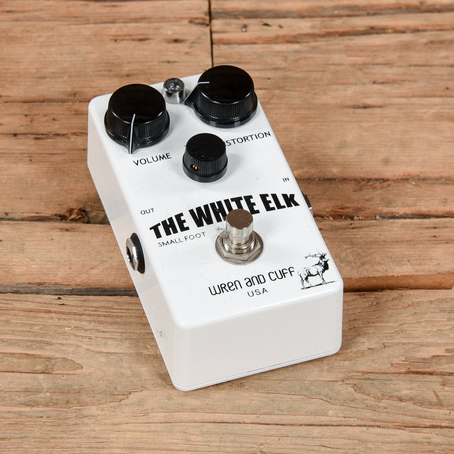 Wren and Cuff White Elk Small Foot Fuzz Effects and Pedals / Fuzz
