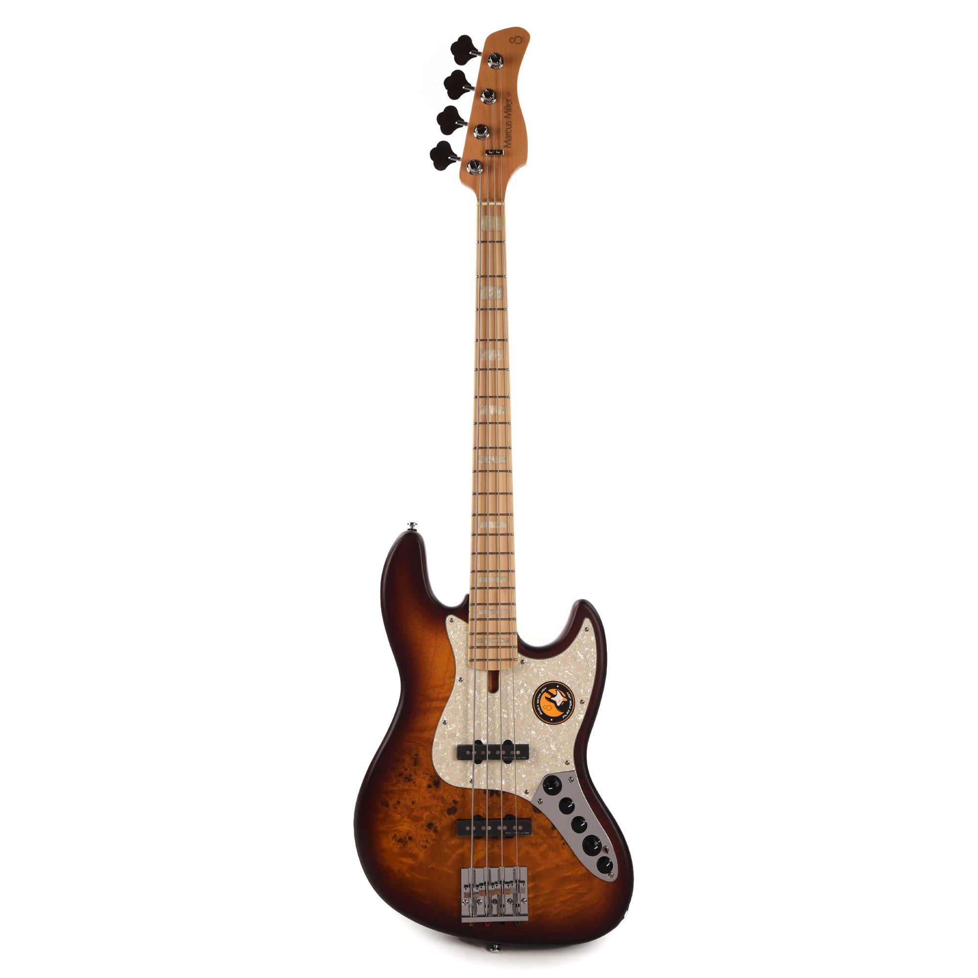 Sire Marcus Miller V7 4-String Swamp Ash/Poplar Reissue Tobacco Sunburst Satin
