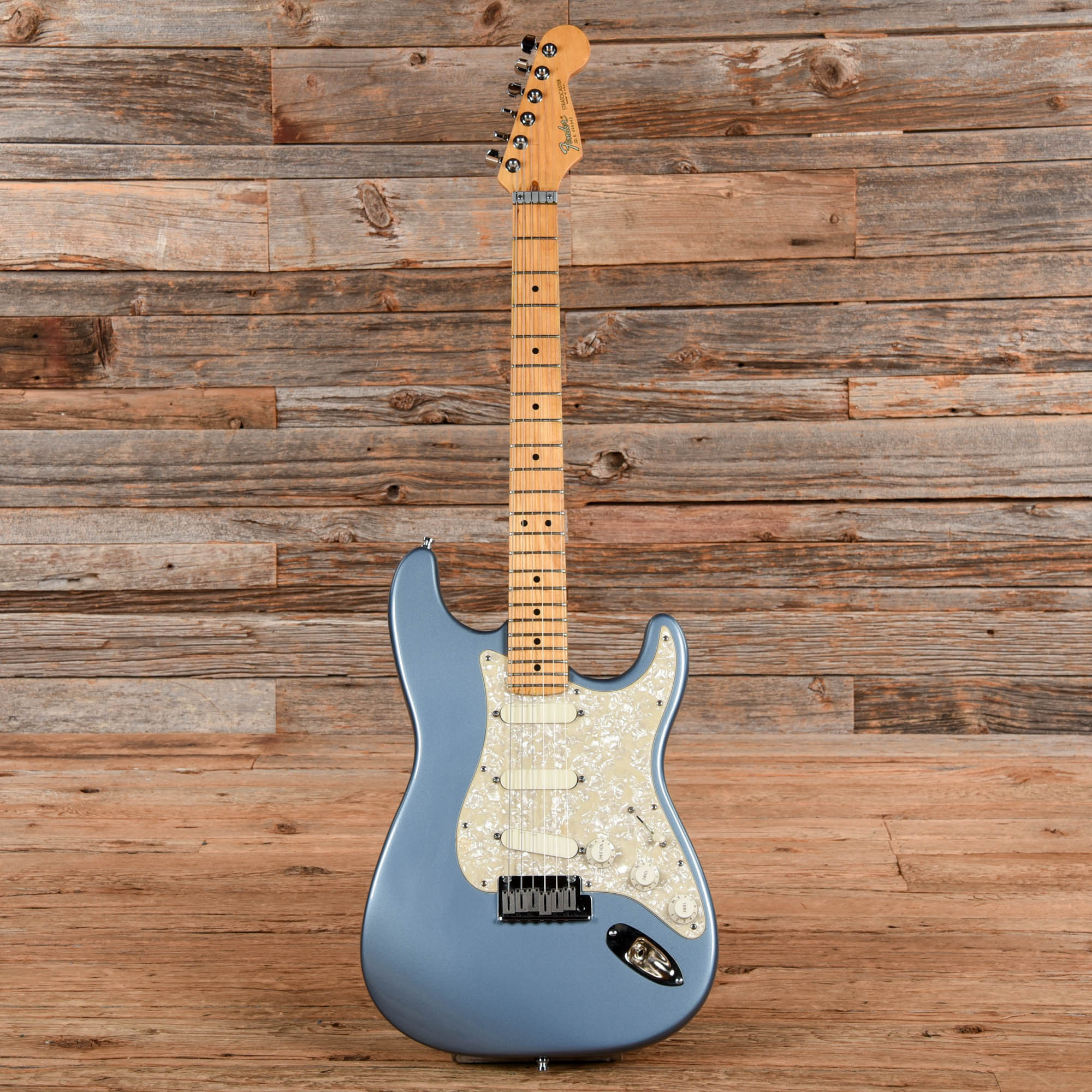 Fender Stratocaster Plus Neck with Unknown Fender Body Gun Metal Blue