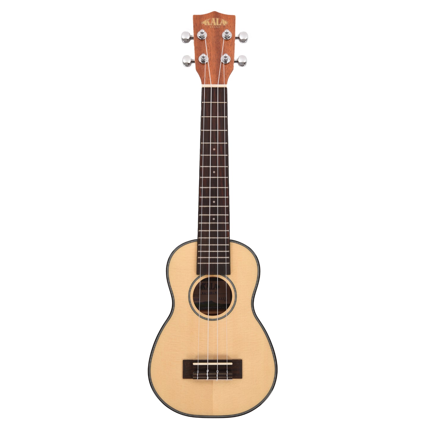 Kala KA-SSLNG Long Neck Ukulele Gloss Solid Spruce/Mahogany