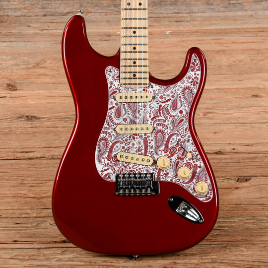 Squier Partscaster with Mighty Mite Neck Candy Apple Red