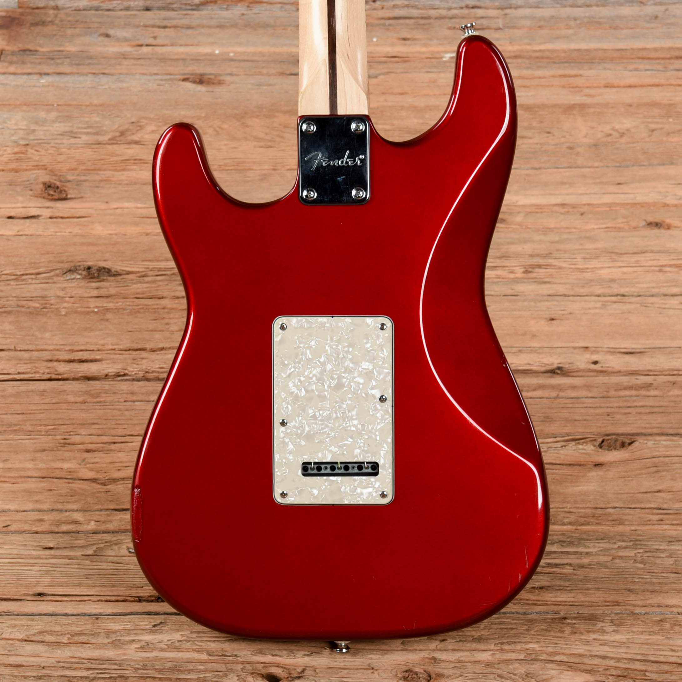 Squier Partscaster with Mighty Mite Neck Candy Apple Red