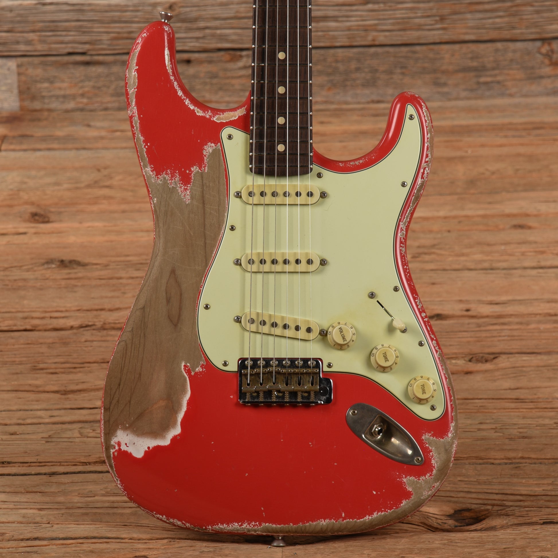 Xotic XSC-1 California Classic Super Heavy Aged Fiesta Red 2023 Electric Guitars / Solid Body
