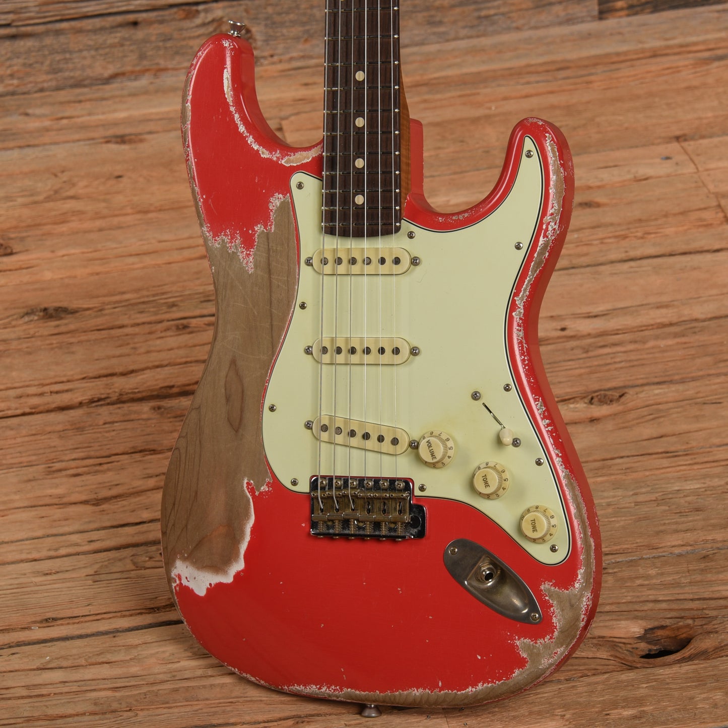 Xotic XSC-1 California Classic Super Heavy Aged Fiesta Red 2023 Electric Guitars / Solid Body