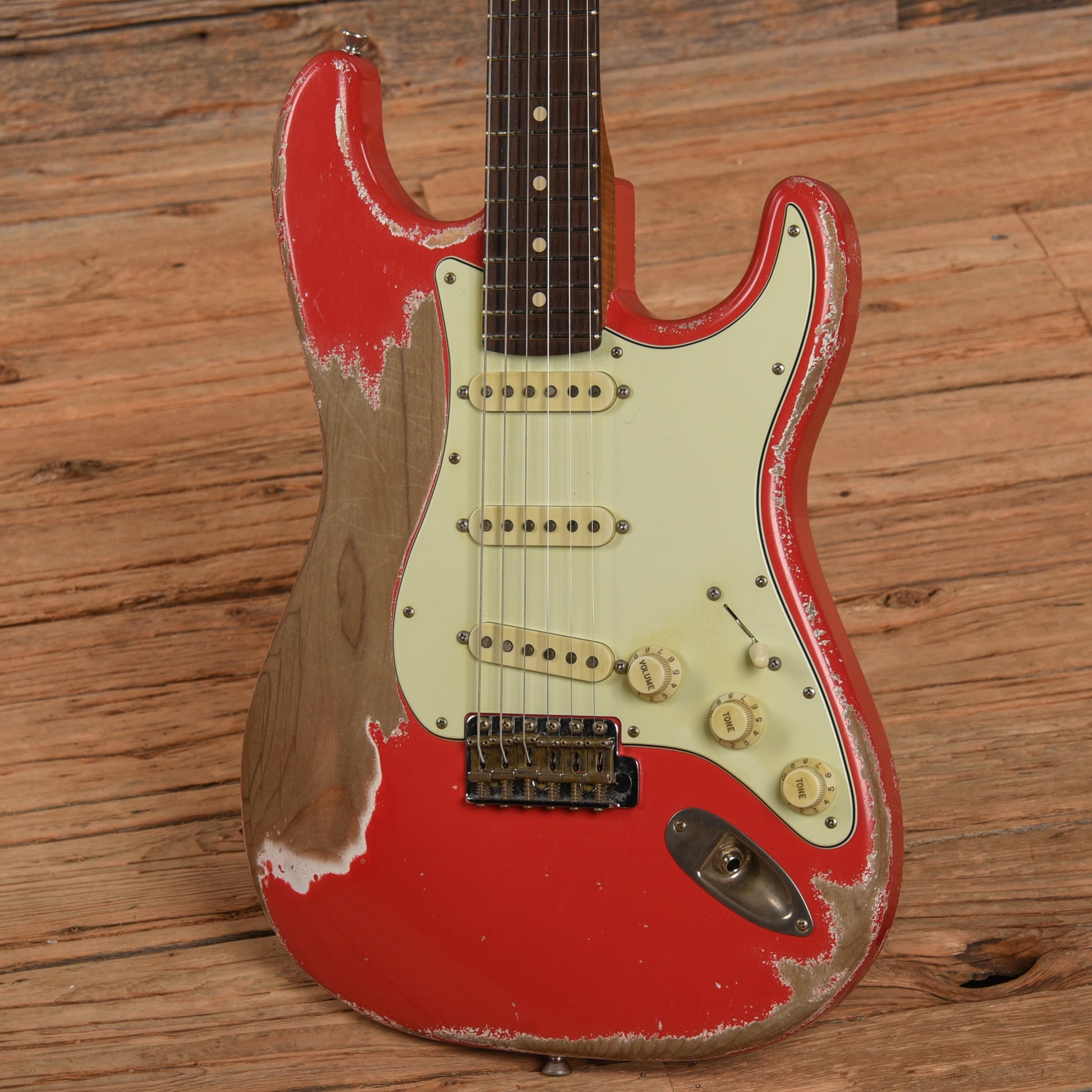 Xotic XSC-1 California Classic Super Heavy Aged Fiesta Red 2023 Electric Guitars / Solid Body