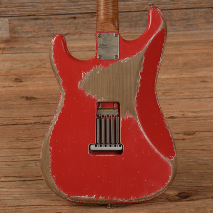 Xotic XSC-1 California Classic Super Heavy Aged Fiesta Red 2023 Electric Guitars / Solid Body