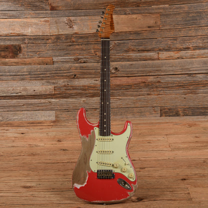 Xotic XSC-1 California Classic Super Heavy Aged Fiesta Red 2023 Electric Guitars / Solid Body