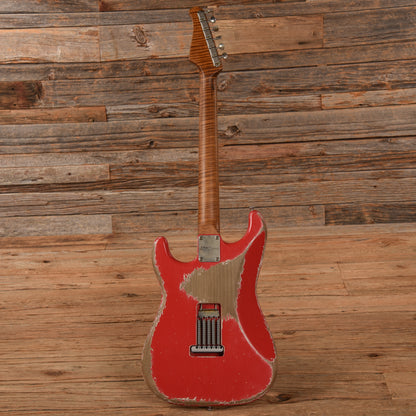 Xotic XSC-1 California Classic Super Heavy Aged Fiesta Red 2023 Electric Guitars / Solid Body
