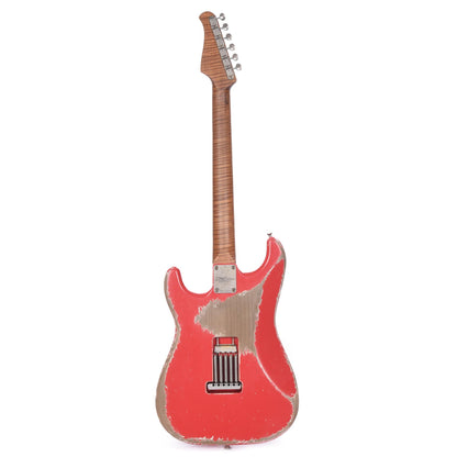 Xotic XSC-1 California Classic Super Heavy Aged Fiesta Red (Serial #3149) Electric Guitars / Solid Body