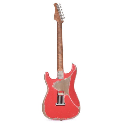 Xotic XSC-1 California Classic Super Heavy Aged Fiesta Red (Serial #3149) Electric Guitars / Solid Body