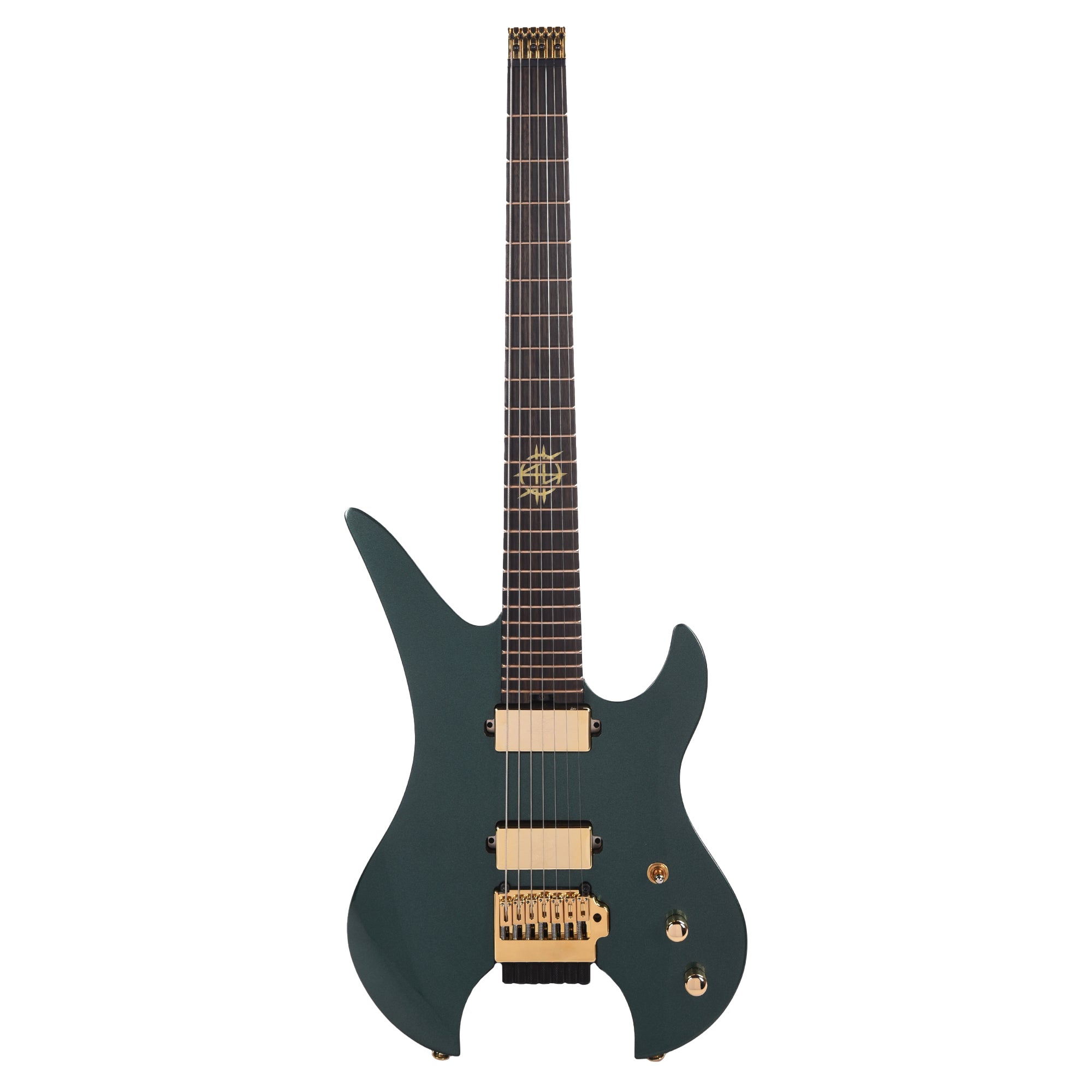 Schecter Synyster Gates Custom-7 TR Headless Electric Guitar Oak Green Metallic