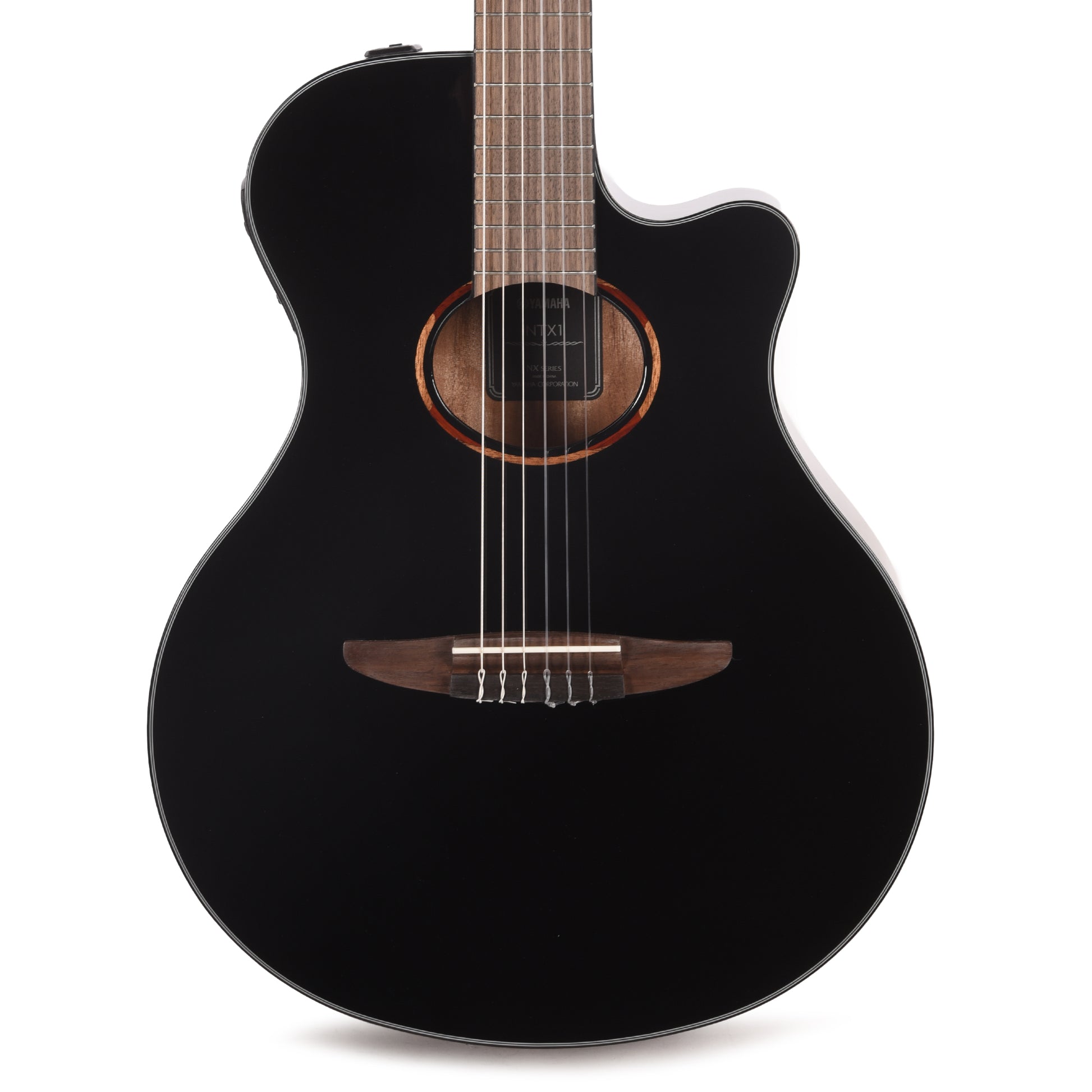 Yamaha NTX1 Classical Acoustic Electric Guitar Black Acoustic Guitars / Classical
