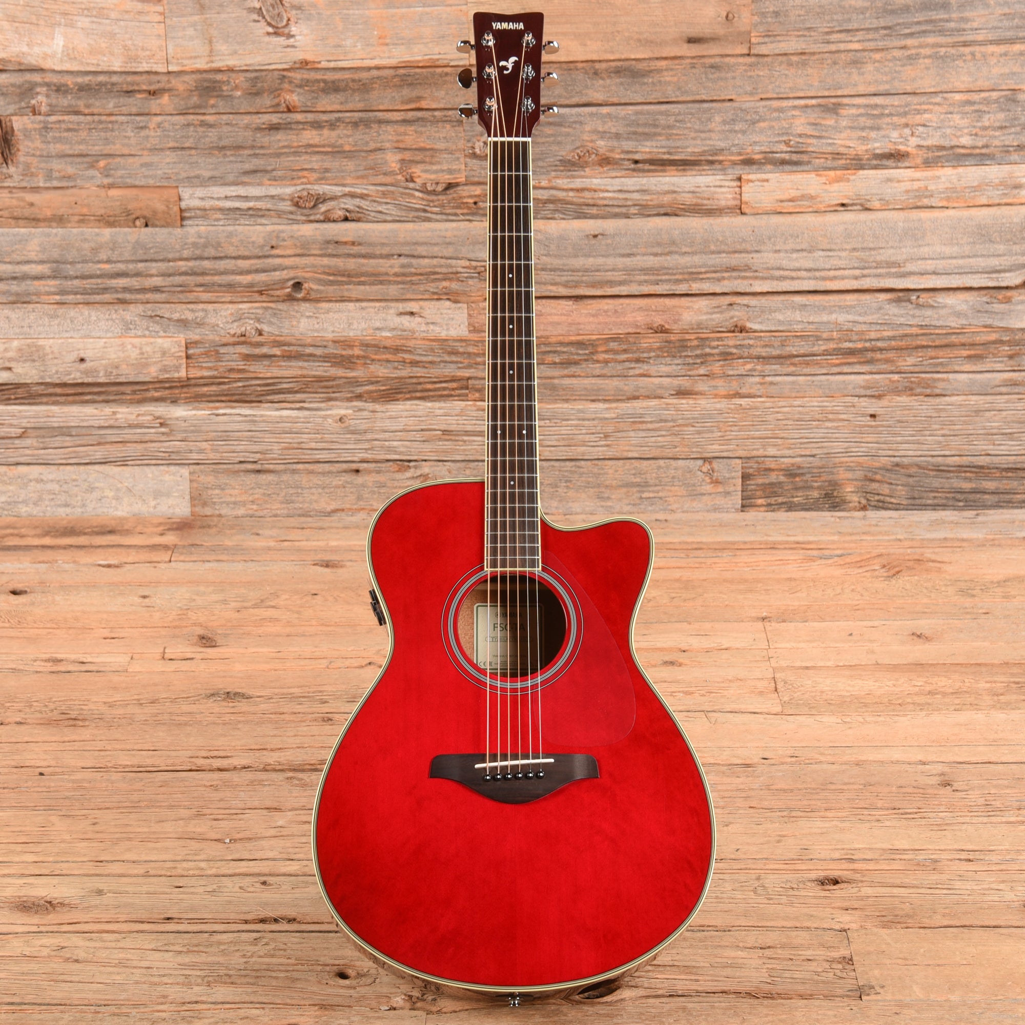 Yamaha FSC-TA TransAcoustic Concert Ruby Red 2017 Acoustic Guitars / Concert