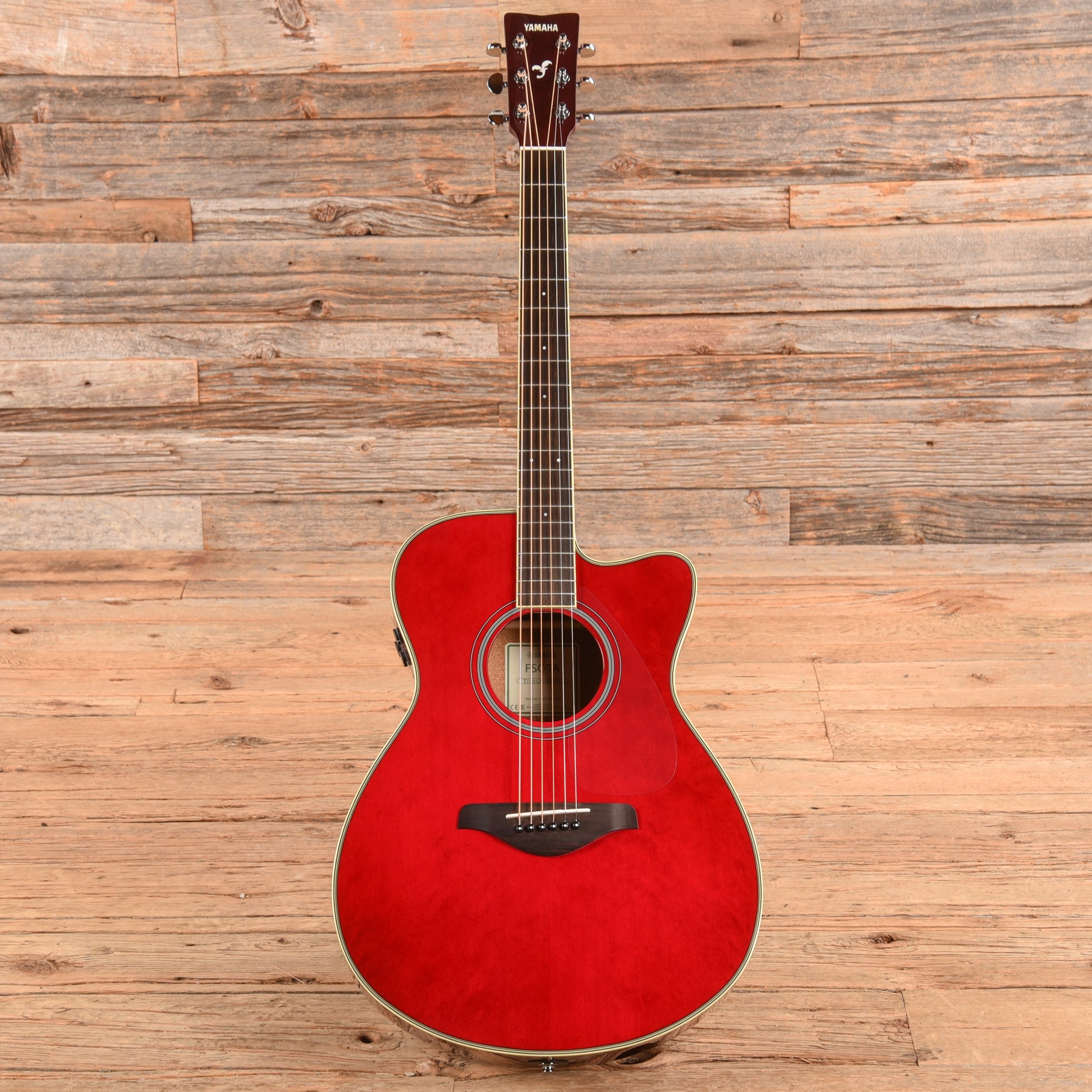 Yamaha FSC-TA TransAcoustic Concert Ruby Red 2017 Acoustic Guitars / Concert