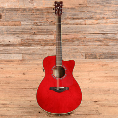 Yamaha FSC-TA TransAcoustic Concert Ruby Red 2017 Acoustic Guitars / Concert