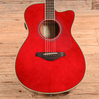 Yamaha FSC-TA TransAcoustic Concert Ruby Red 2017 Acoustic Guitars / Concert