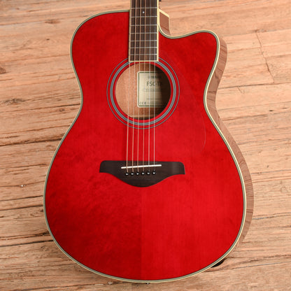 Yamaha FSC-TA TransAcoustic Concert Ruby Red 2017 Acoustic Guitars / Concert