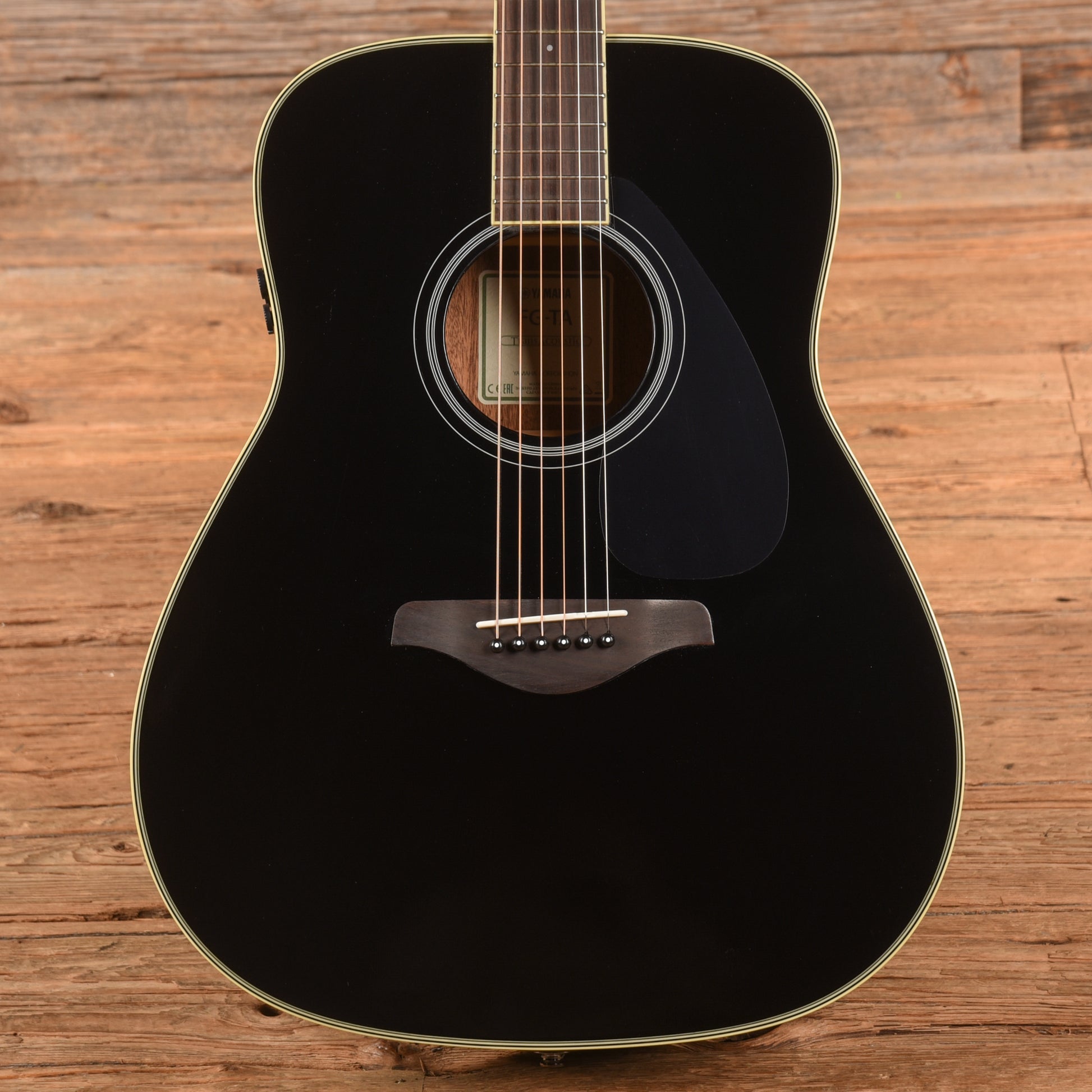 Yamaha FG-TA Black Acoustic Guitars / Dreadnought