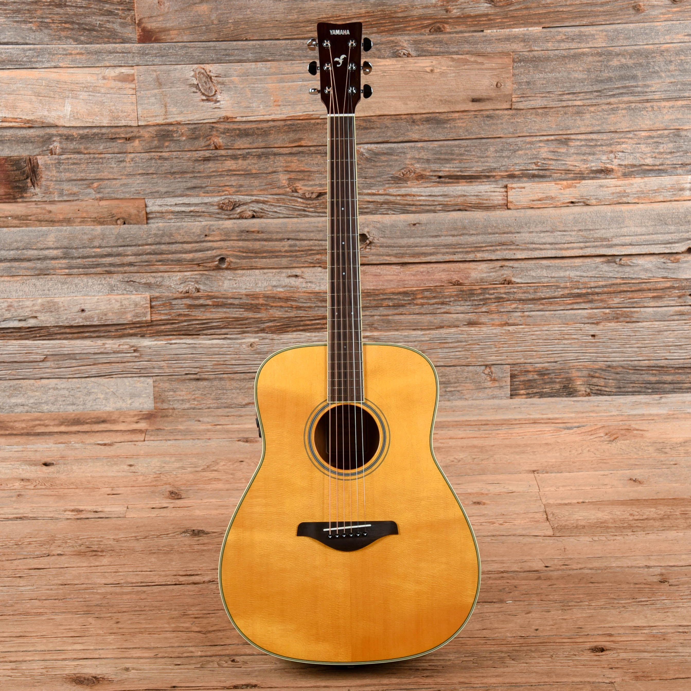 Yamaha FG-TA TransAcoustic Dreadnought Vintage Tint Acoustic Guitars / Dreadnought