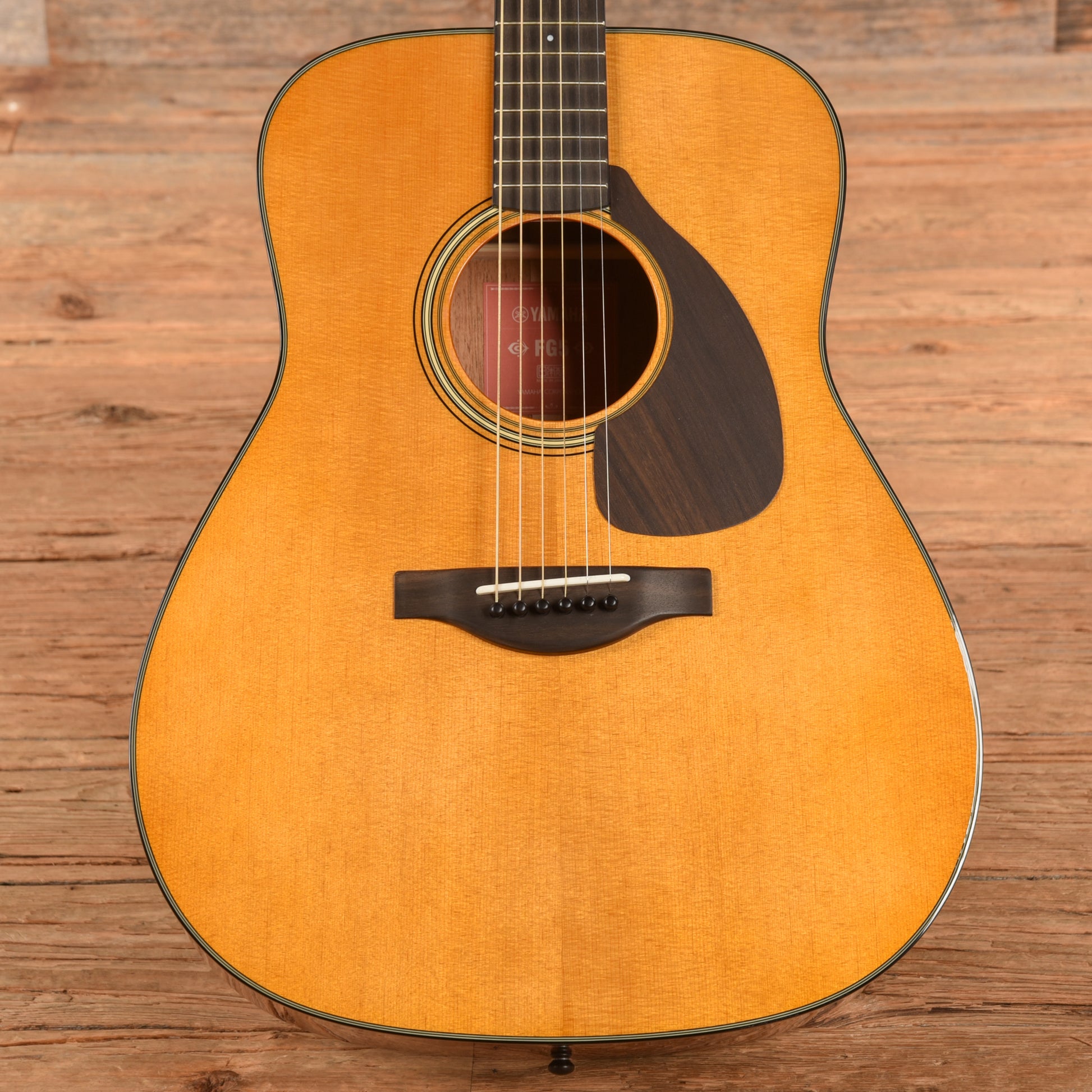 Yamaha FG5 Red Label Natural Acoustic Guitars / Dreadnought