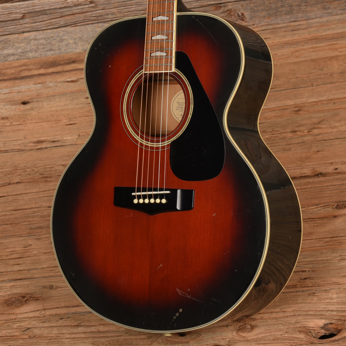 Yamaha FJ-645A Sunburst Acoustic Guitars / Jumbo