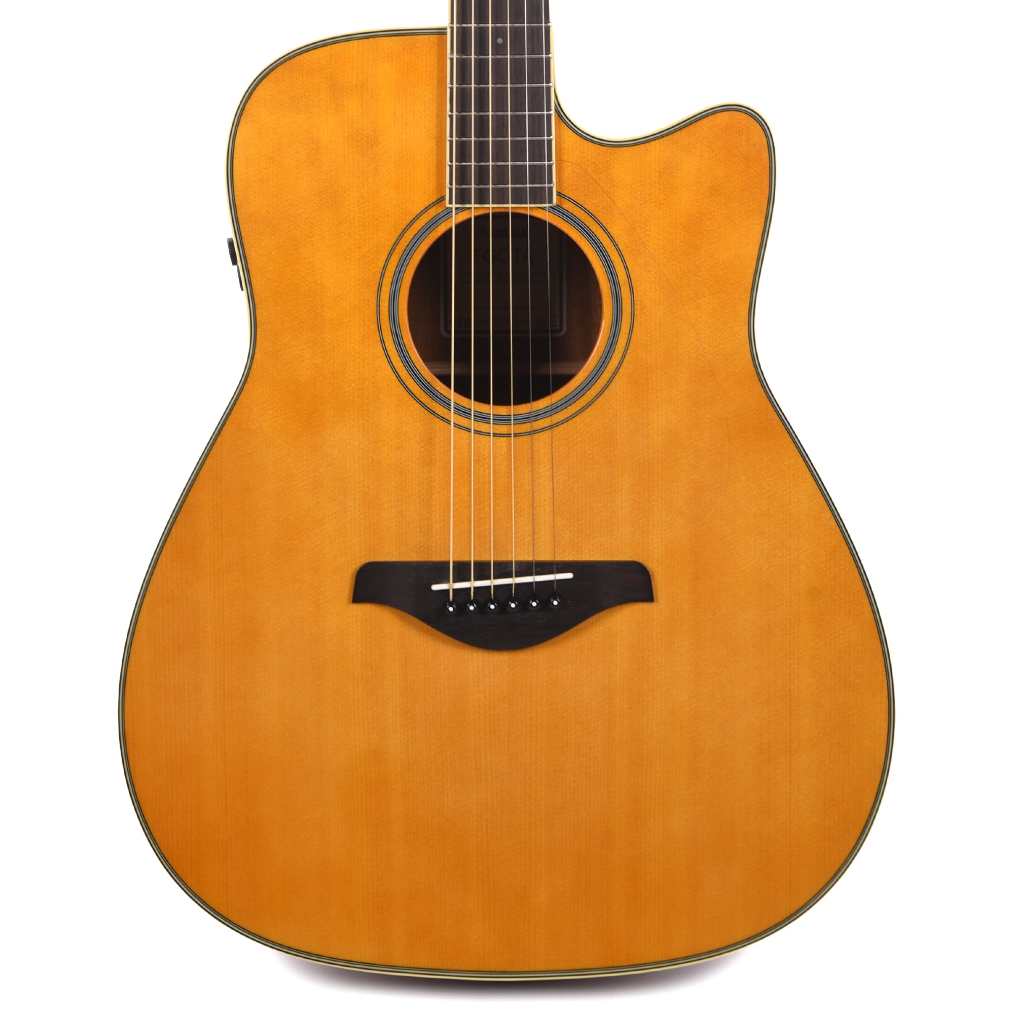 Yamaha TransAcoustic FGC-TA Western Acoustic Vintage Tint Acoustic Guitars / Mini/Travel