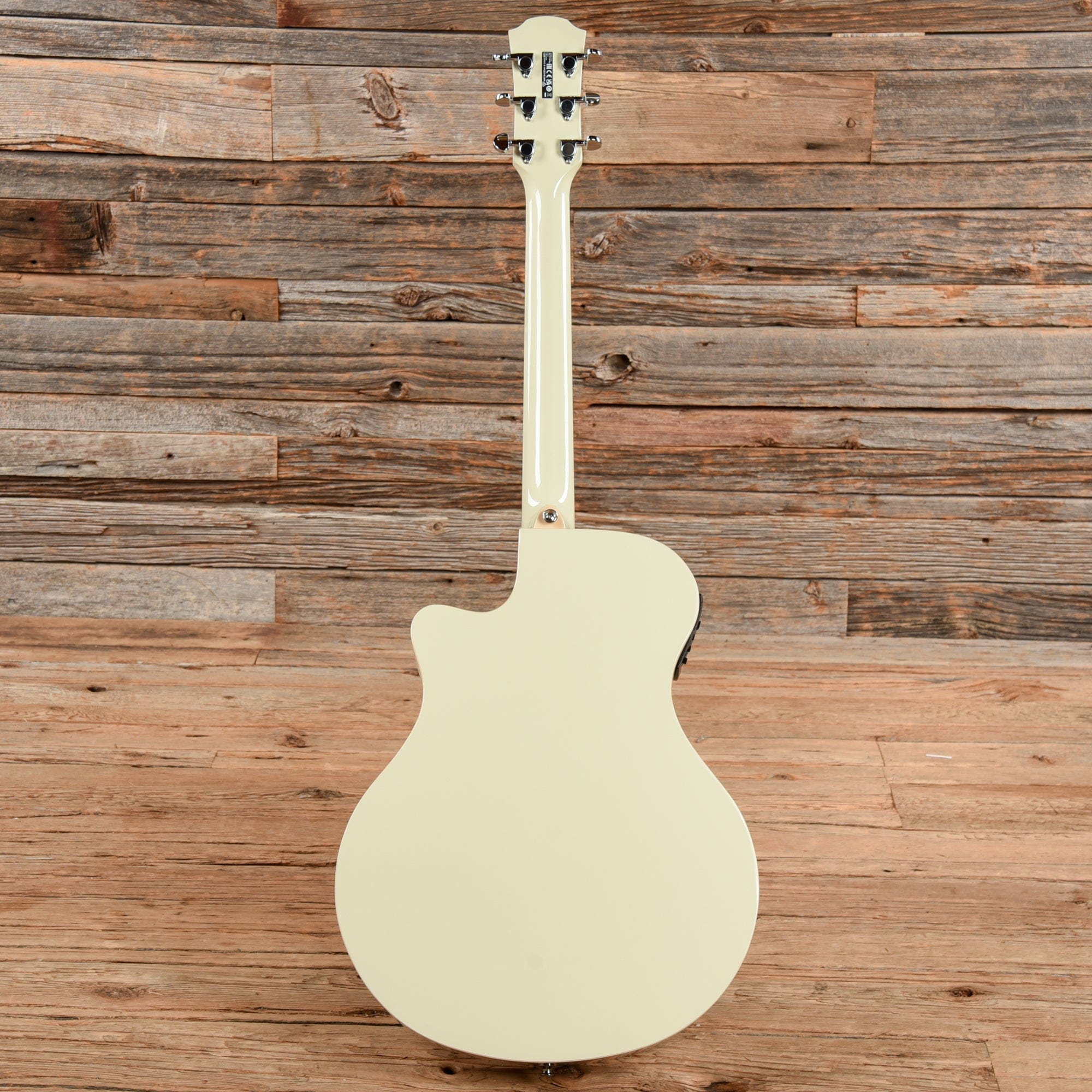 Yamaha APX600 Vintage White Acoustic Guitars / OM and Auditorium