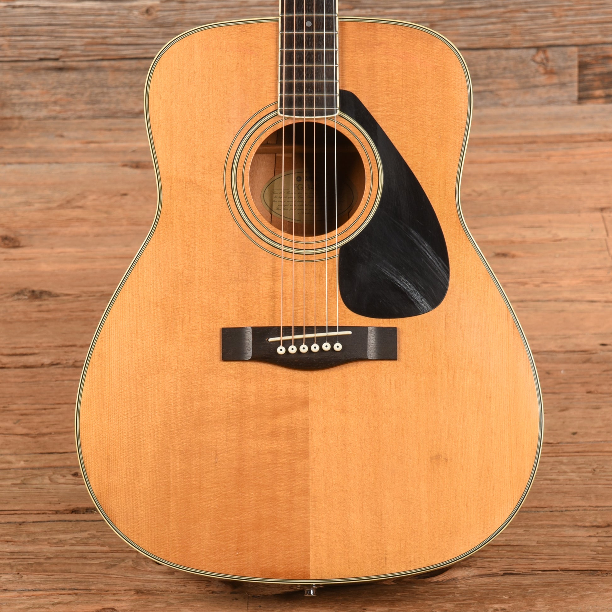 Yamaha FG-340 II Natural 1980s Acoustic Guitars / OM and Auditorium