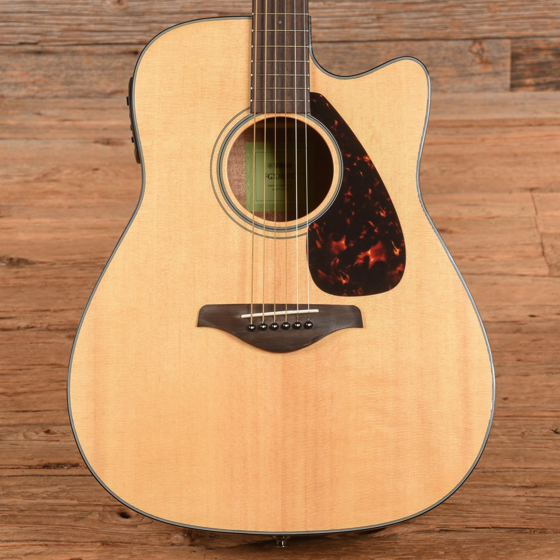 Yamaha FGX800C Natural Acoustic Guitars / OM and Auditorium
