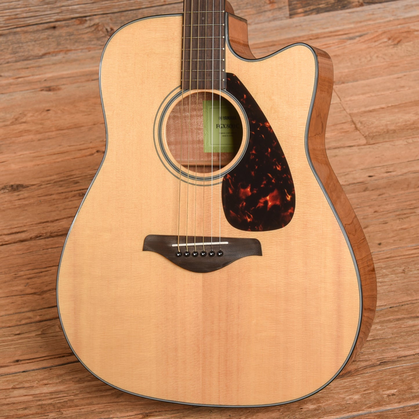 Yamaha FGX800C Natural Acoustic Guitars / OM and Auditorium