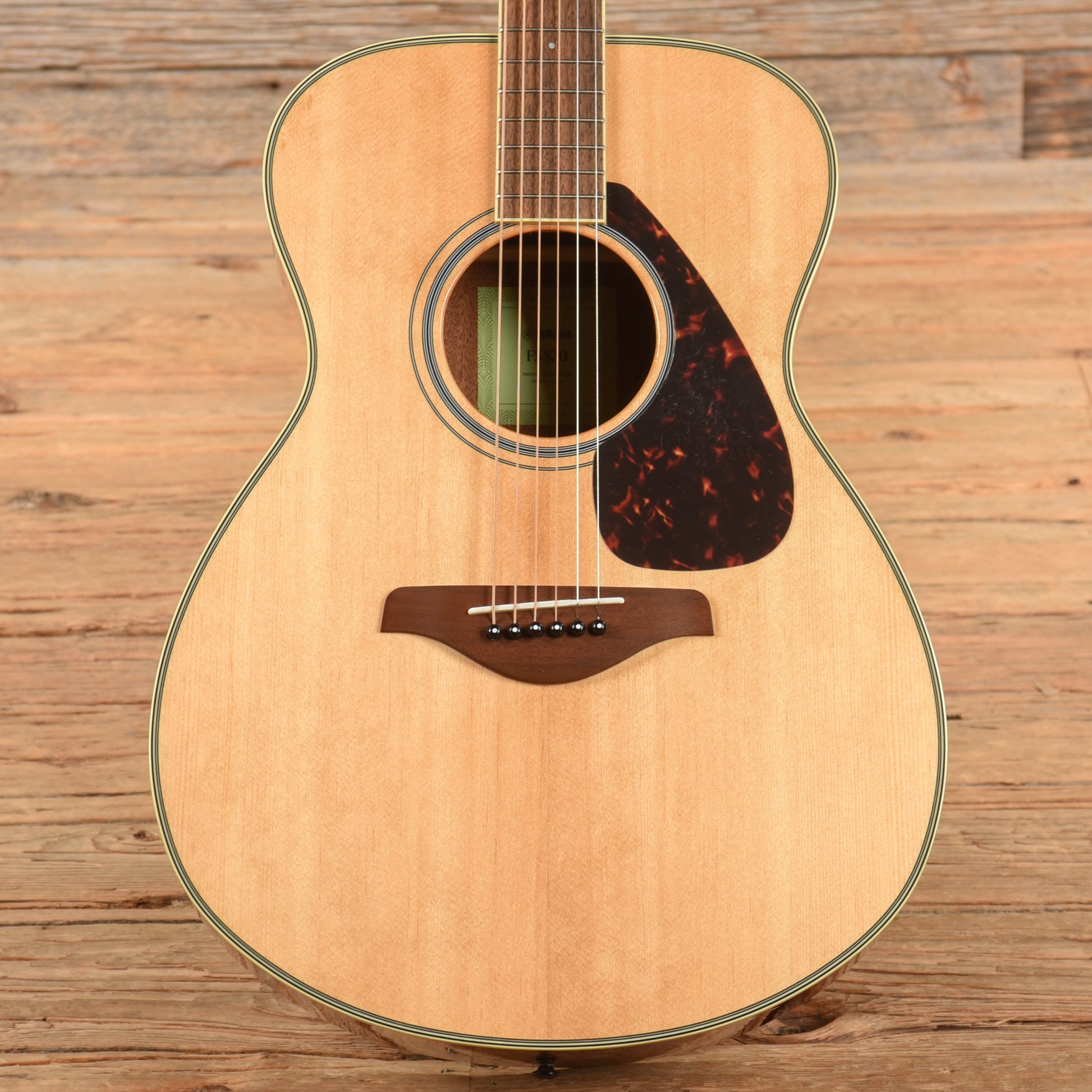Yamaha FS820 Natural Acoustic Guitars / OM and Auditorium