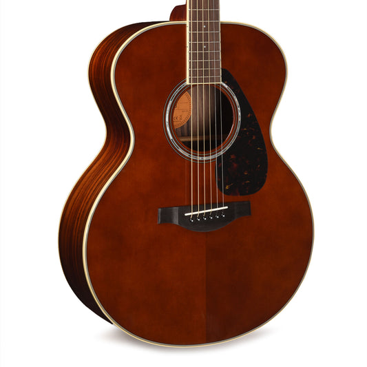 Yamaha LJ6RDTHB Grand Auditorium Acoustic Electric Guitar Dark Tint Acoustic Guitars / OM and Auditorium