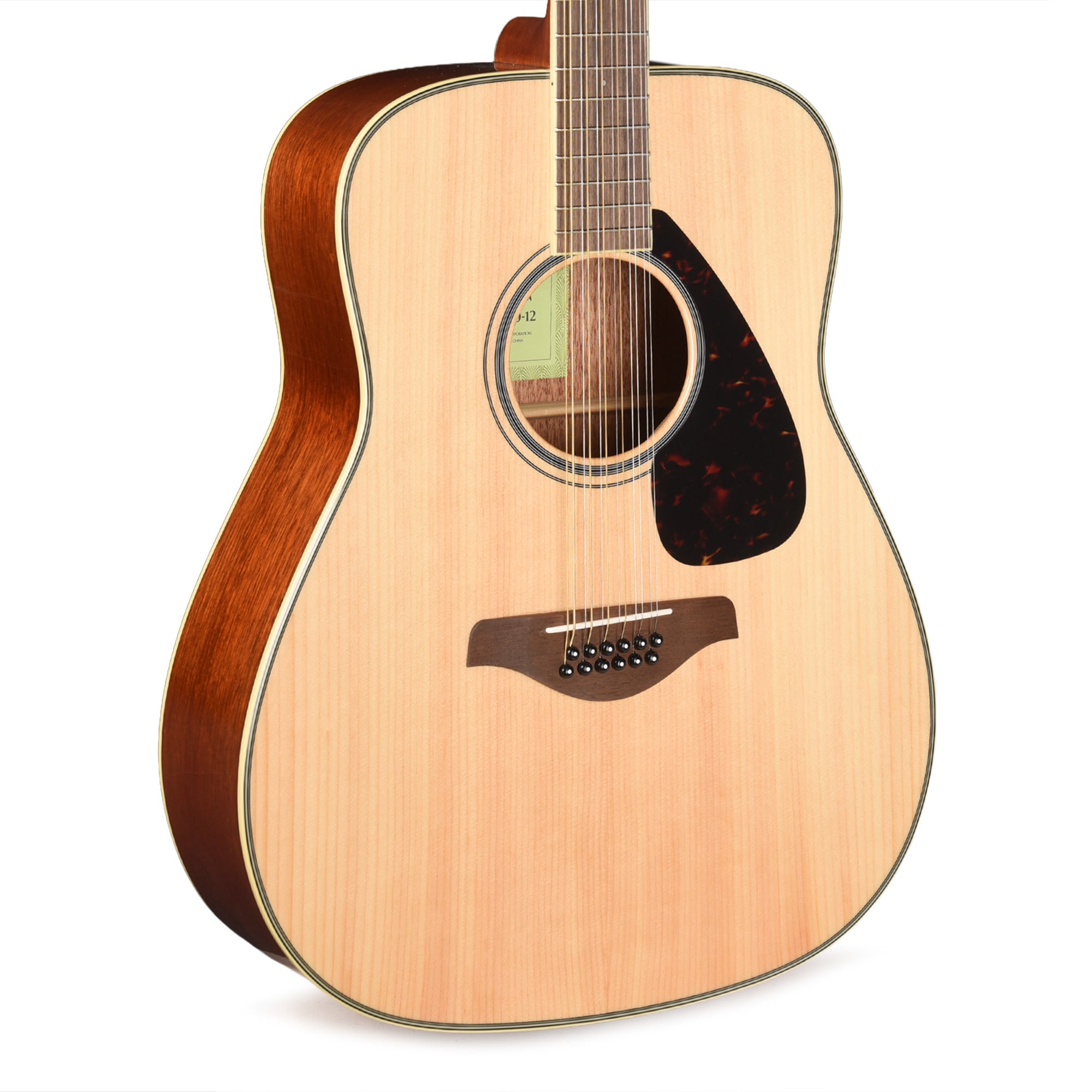 Yamaha FG820-12 Dreadnought 12-String Natural Acoustic Guitars