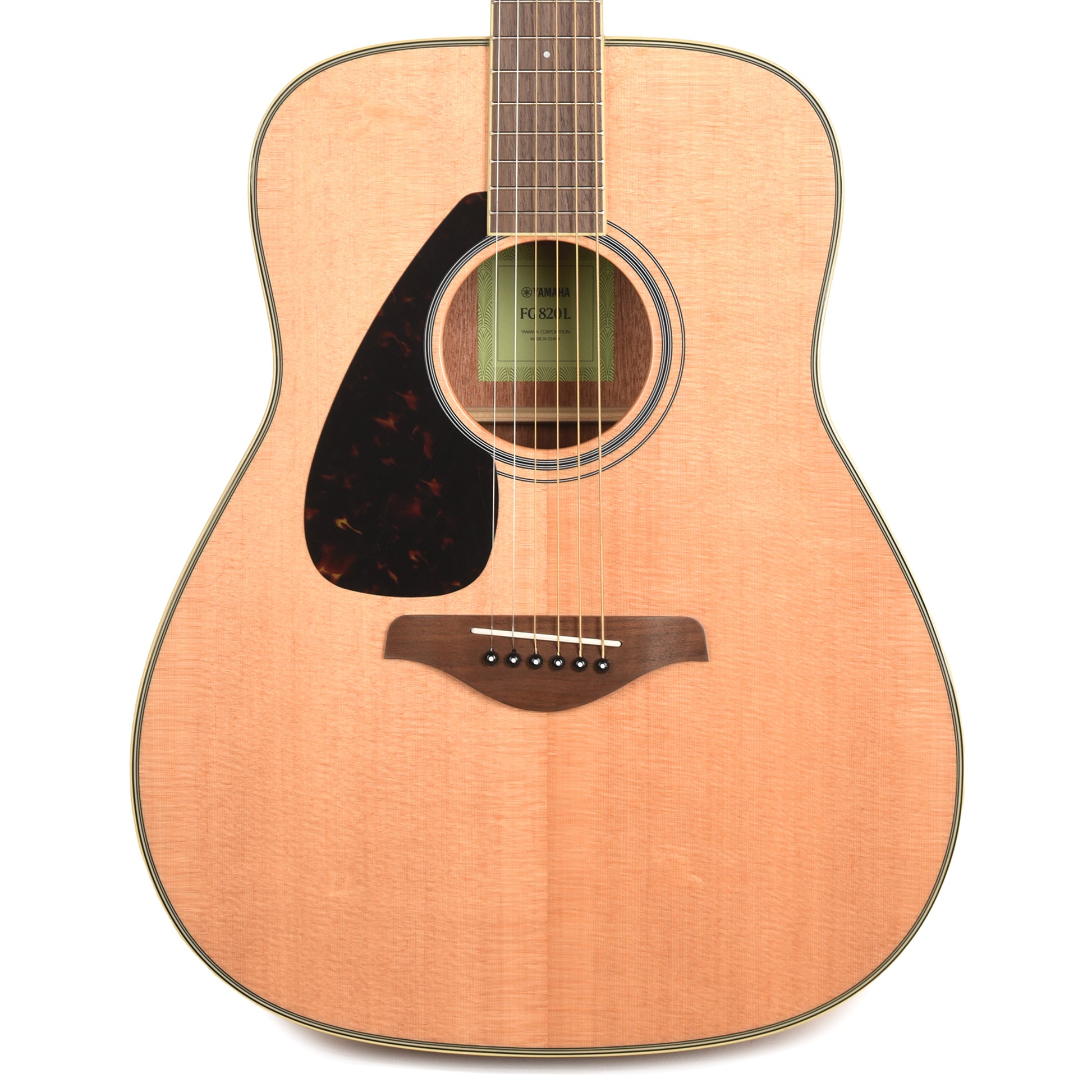 Yamaha FG820L Dreadnought Acoustic Guitar Natural LEFTY Acoustic Guitars