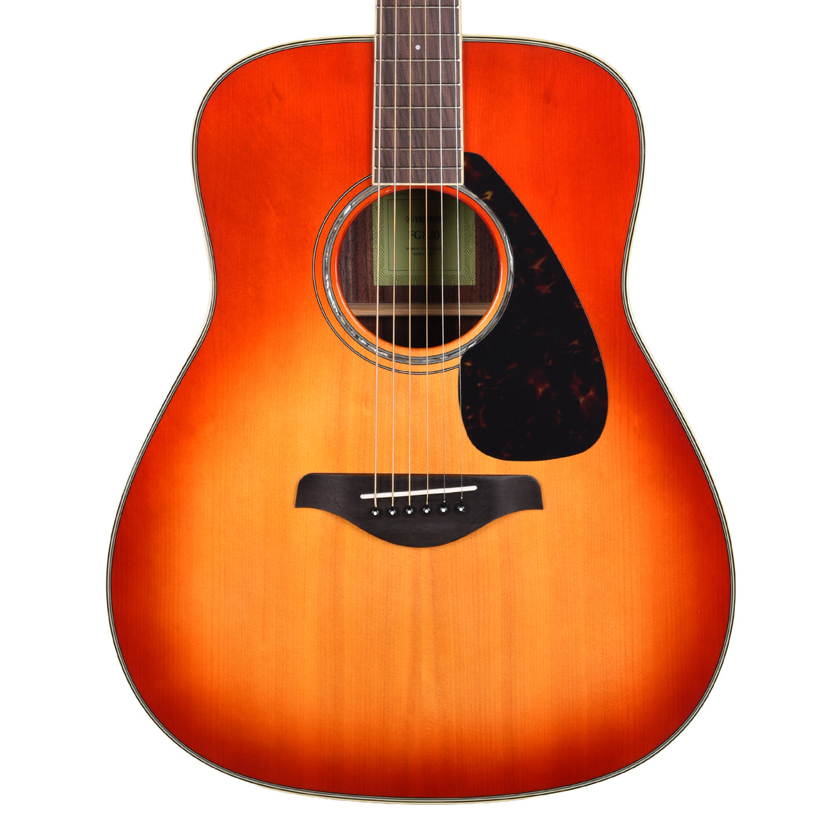 Yamaha FG830 Dreadnought Spruce/Rosewood Acoustic Guitar Autumn Burst Acoustic Guitars