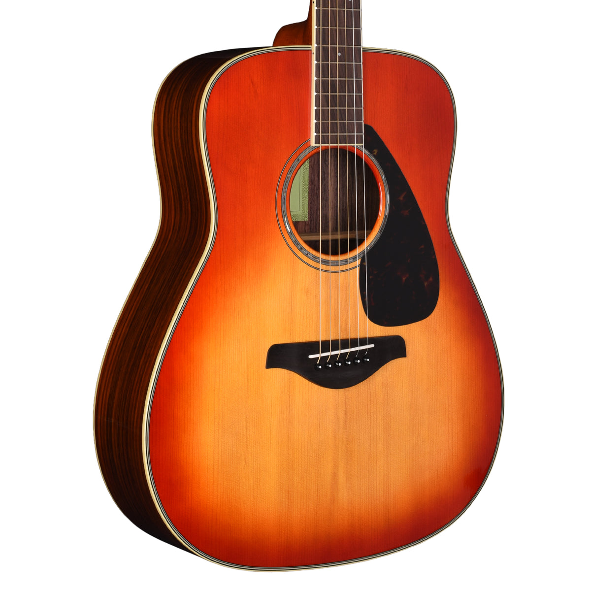 Yamaha FG830 Dreadnought Spruce/Rosewood Acoustic Guitar Autumn Burst Acoustic Guitars