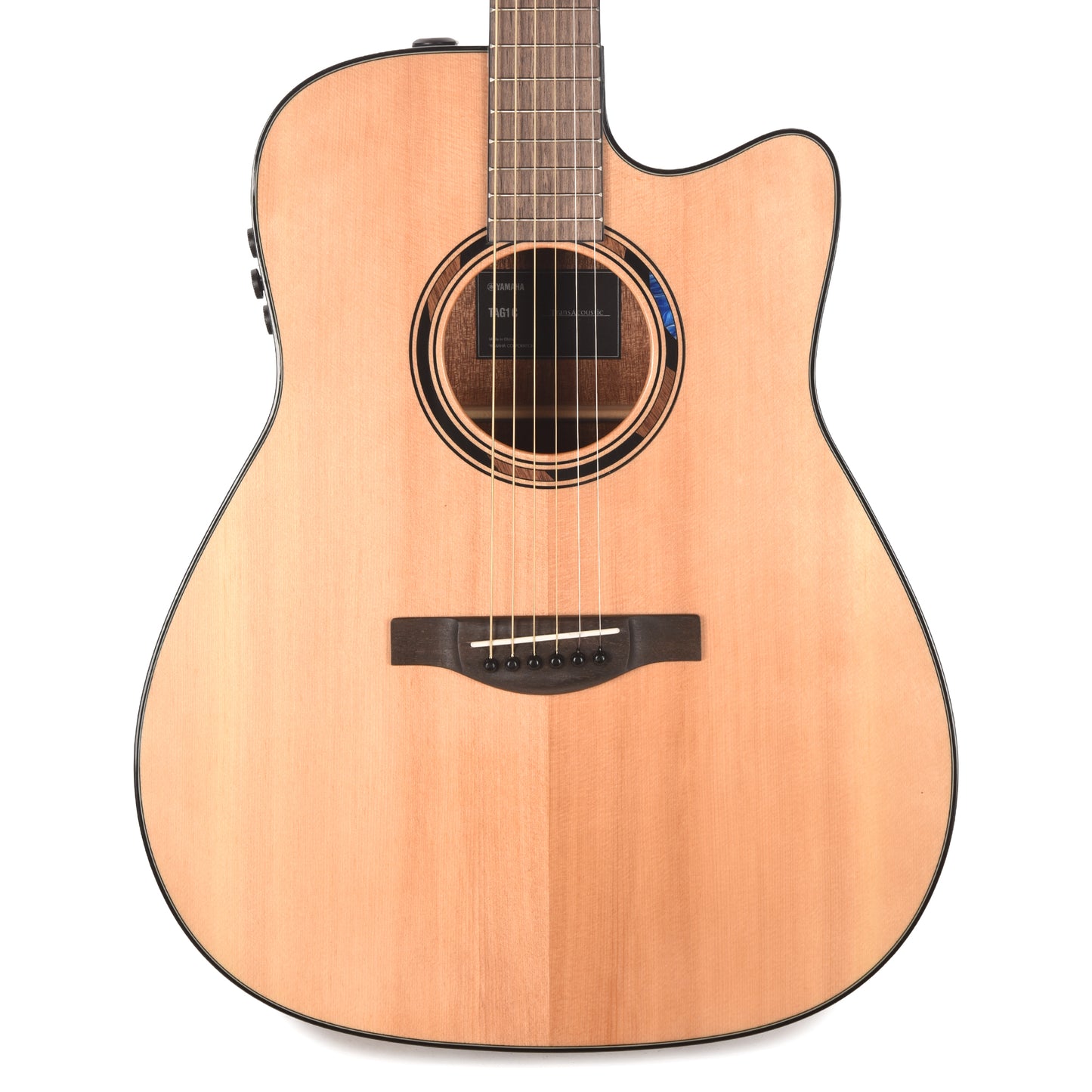 Yamaha TAG1 C TransAcoustic Acoustic-Electric Guitar w/ Built In Effects Natural Acoustic Guitars