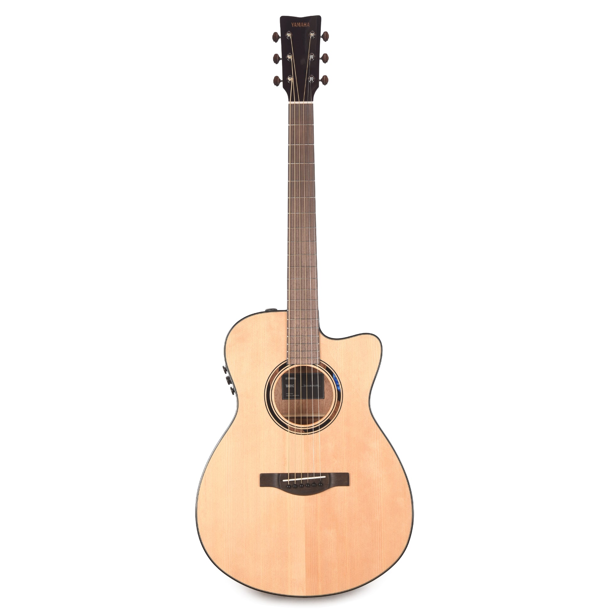 Yamaha TAS1 C TransAcoustic Acoustic-Electric Guitar w/ Built In Effects Natural Acoustic Guitars