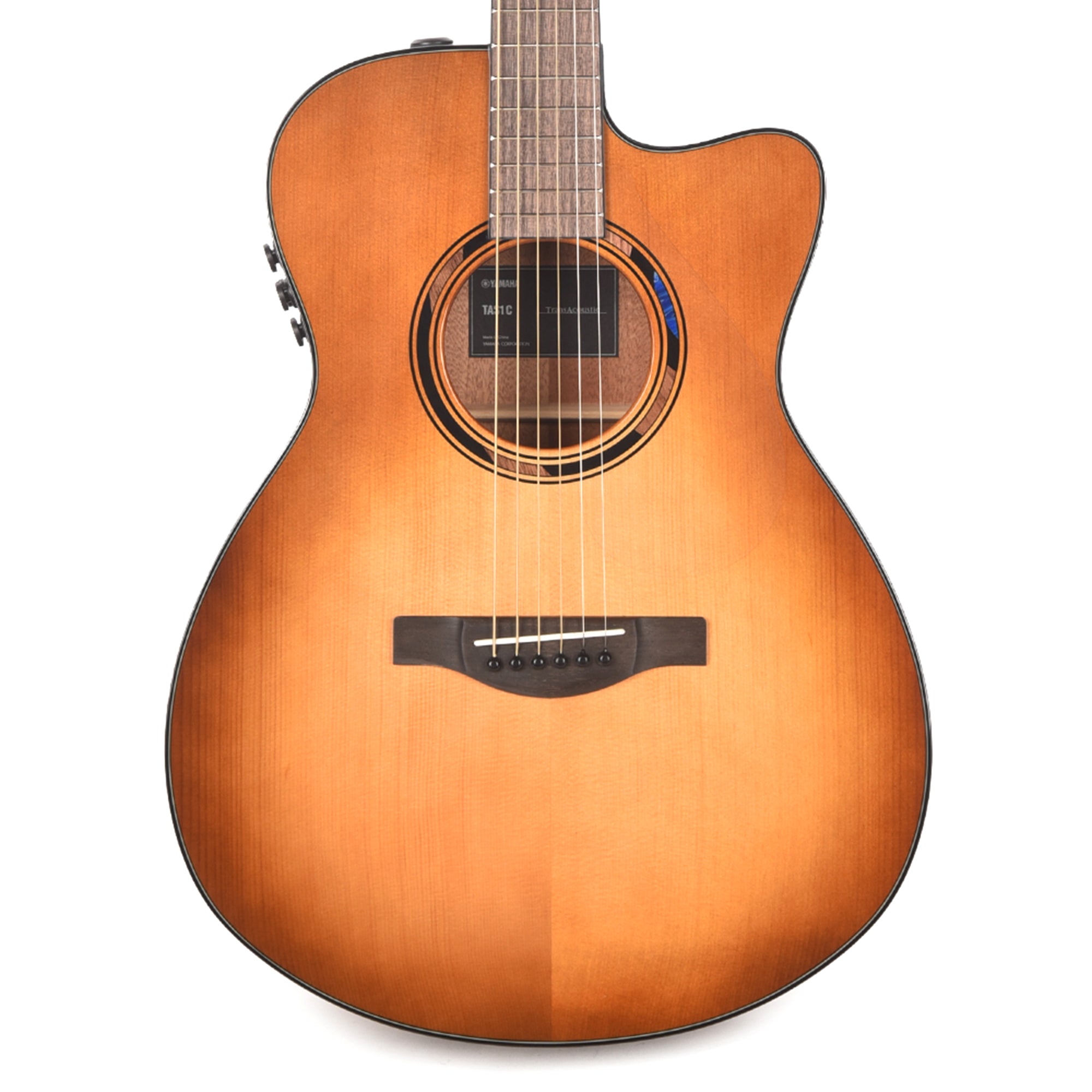 Yamaha TAS1 C TransAcoustic Acoustic-Electric Guitar w/ Built In Effects Sand Burst Acoustic Guitars